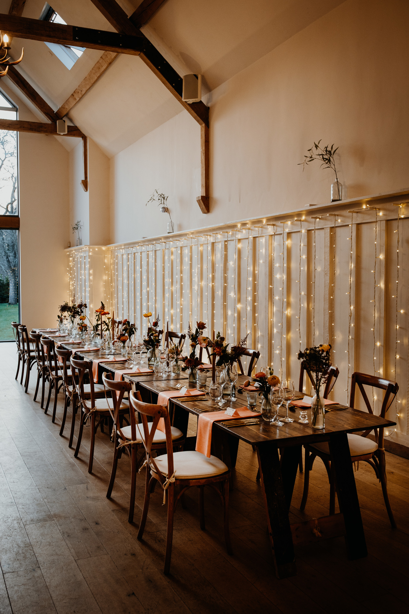 wedding tasting table